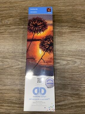 Diamond Dotz Evening Lake Diamond Art Kit - Orange Sunset
